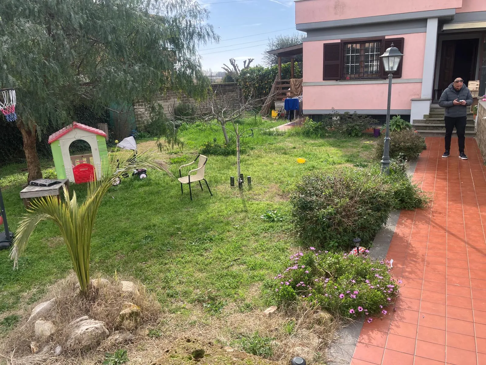 Riqualifica giardino con impianto irrigazione e prato a rotoli, Cerveteri — foto 10