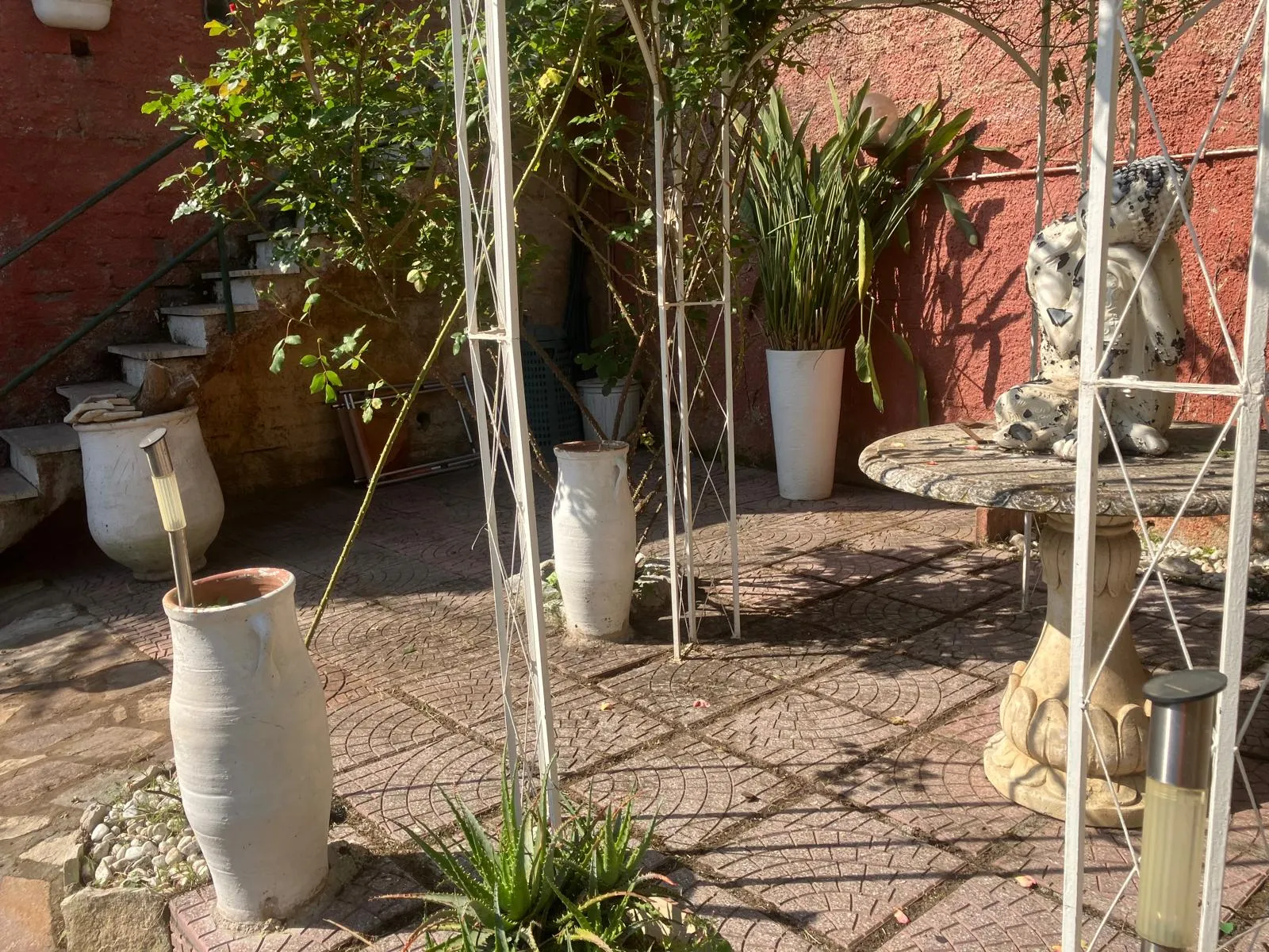 Pulizia e riqualifica giardino con gazebo e arredi, Roma — foto 4