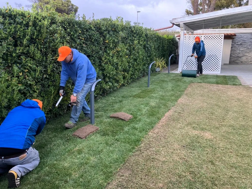 Rifacimento prato, Villa privata